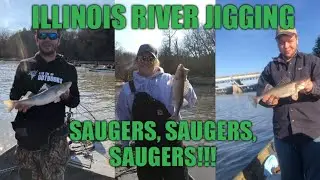 SAUGERS, SAUGERS, SAUGERS (Starved Rock/Illinois River Jigging)