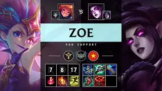 Zoe Support vs Morgana - VN Challenger Patch 25.17