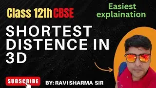 Class 12 th 3D shortest distance concept+ important questions 