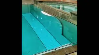 Automatic swmming pool cover 😯😯💦 #short #smart #gadgets