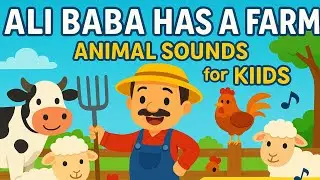 Old MacDonald Had a Farm 🐮 Animal Sounds Song for Kids | Learn Farm Animals