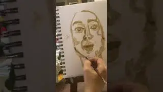 Sketching Player 212, Han Mi-Nyeo from Squid Game