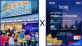 180SPM BTN Miles of Miracles 6K fun run Surabaya #fyp