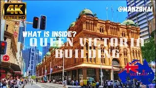 Queen victoria building Sydney (4K Video) Sydney travel vlog 2022 | #sydney @manzbhai