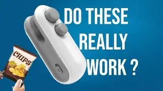 Do Mini Bag Sealers Really Work? Testing the 2 in 1 USB Rechargeable Sealer!