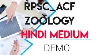 RPSC -ACF-ZOOLOGY NOTES DEMO