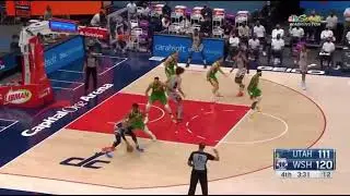 Russell Westbrook rocked the cradle on Donovan Mitchell