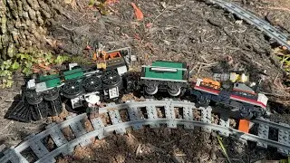 💥 Epic Lego Train Fails 🚂 Lego Train Crash OUTSIDE