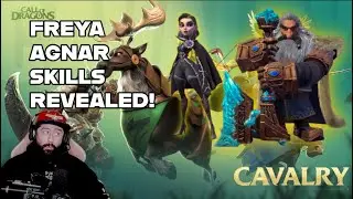 AGNAR AND FREYA SKILLS REVEALED! NEW WARPET AND ARTIFACT! CALL OF DRAGONS! FT. FLUFFY WAFFLES!
