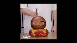 不同尺寸木鱼的声音 | The sounds of wooden fish of different sizes