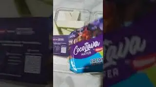 Satisfying Coco Lava Wafers Amazing Taste Yummy#asmr#shorts