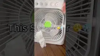 Who wants one?🥶❄️ ##summer #summervibes #aircooler #fan #portablecooling #summeressentials
