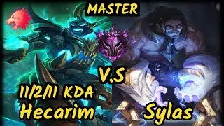 SN Shernfire (HECARIM) vs SYLAS - 11/2/11 KDA JUNGLE GAMEPLAY - NA Ranked MASTER