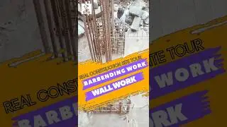How Bar Bending is Done for RCC Wall Reinforcement | Real Site Footage | Civil lnfo and tech | Tamil