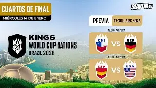 Kings World Cup Nations 2026 | CUARTOS DE FINAL | #SLAKUNTV
