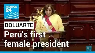 Dina Boluarte, Peru's first female president after Castillo ousted &bull; FRANCE 24 English