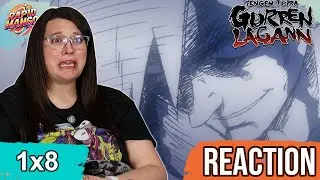 Later, Buddy?! Did That Really Happen?!?! | Gurren Lagann | 1x8 Reaction