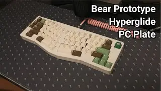 Bear 65% Ergo Prototype w/ Hyperglide MX Black Typing Sound