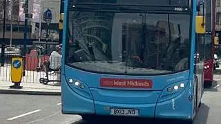 Buses in Birmingham city centre 06/08/2025