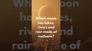 The Moon With Rivers of Methane 🌑💧 | Titan Explained in 30 secs #space #shorts #alien #saturn #titan