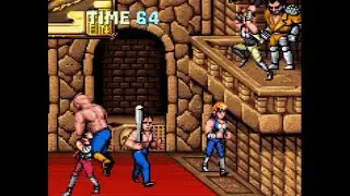 Double dragon雙截龍-雙人1幣破關-Arcade街機電玩懷舊復古掃描線