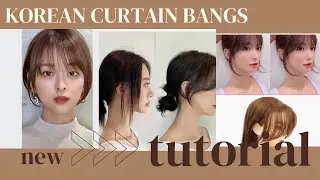 Korean curtain bangs~hair~ tutorial || easiest hair cutting ~#aansasheikh #aansasheikhvlogs#fypシ #fy