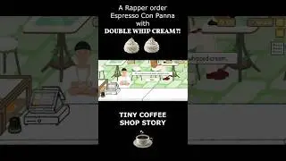 ESPRESSO WITH DOUBLE WHIP CREAM?!  #coffee #games #cafed #funny #gaming #viralshorts #viral