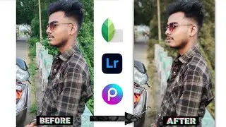 Brown and Black Effect Lightroom Photo Editing Tutorial | Background Blur | PicsArt | Snapseed |Edit