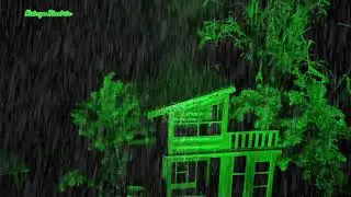 ⛈️🏠 Soft Storm Rain on Roof with Thunder | Calm Sleep Ambience