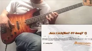 Learn Bass in One Minute (Jazz Lick 1)