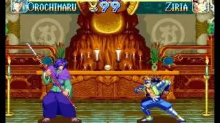 Kabuki Klash arcade play - as Orochimaru