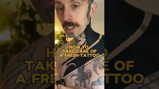 How To Take Care Of Blackout Tattoo! #tattoo #tattooartist #viral