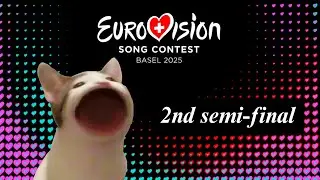 Eurovision 2025 but cats 🐈 (2nd semi-final)