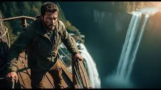 He Built a Secret Tree House on a Cliff Above a Waterfall | Silent Survival ASMR