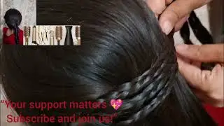 Elegant Side Crown Braid Hairstyle | Easy & Beautiful Braiding Tutorial