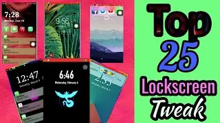 Top 25 Lockscreen tweak for ios