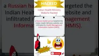 Health Ministry website Hacked   @nocsoc  #hacks #shortsvideo  #shorts #trending