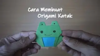 Cara Membuat Origami Katak Lucu | How To Make Origami Frog #origamidwiseptiadi #origami #craft #diy