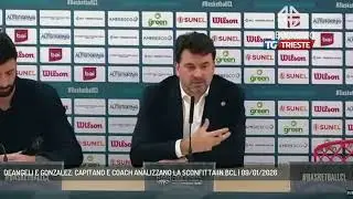 DEANGELI E GONZALEZ: CAPITANO E COACH ANALIZZANO LA SCONFITTA IN BCL | 09/01/2026