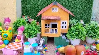 Miniature Cooking Fruits Jam Recipe | Apple cherry banana grape jam recipe miniature cooking