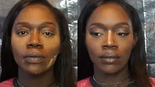 HOW TO: Foundation, Highlight & Contour| DarkSkin