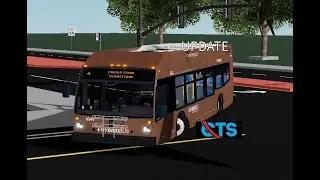 🚍 Roblox Bus Ride | Nova LFS on Route 209 to Downtown (Canyon Transit)