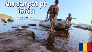 CEA MAI SALBATICĂ CAMPARE DIN VIAȚA NOASTRA 🏕️pe o Insulă pustie cu cortul Croatia,stele nelimitate✨