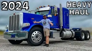 My New CUSTOM SPEC Heavy Haul Truck is Here! Peterbilt 389!
