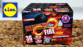 Infinity Fire von Lidl🔥 | Weco Feuerwerk Batterie Silvester 2024/2025