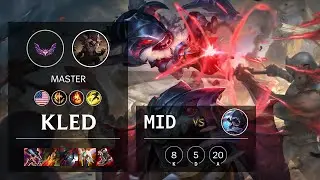 Kled Mid vs Talon - NA Master Patch 12.4