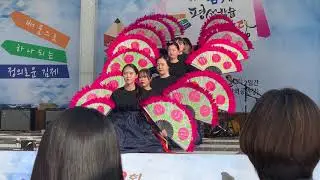 2018 만경여고 한국무용 부채춤 발표(김제시 평생학습한마당)