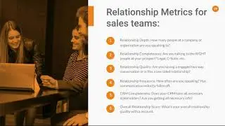 Relationship Metrics for Sales Teams