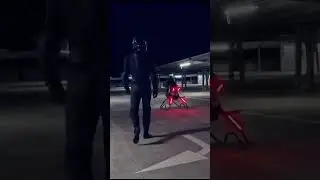 This flying bike works with jet propulsion