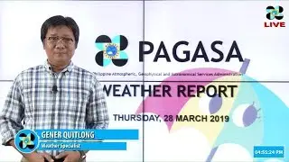 Public Weather Forecast Issued at 4:00 PM March 28, 2019